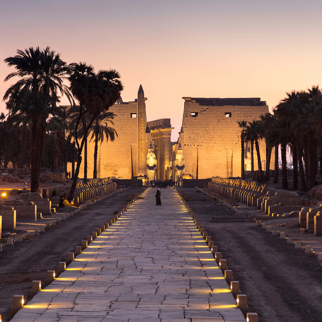Avenue of Sphinxes at Luxor temple